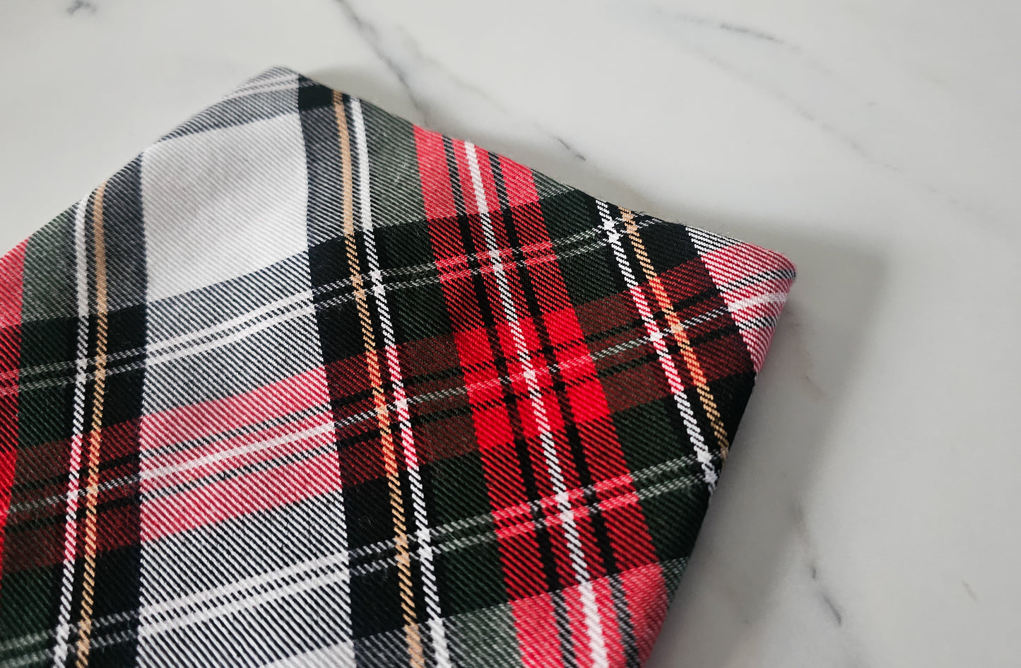 Snow Tartan Bandana