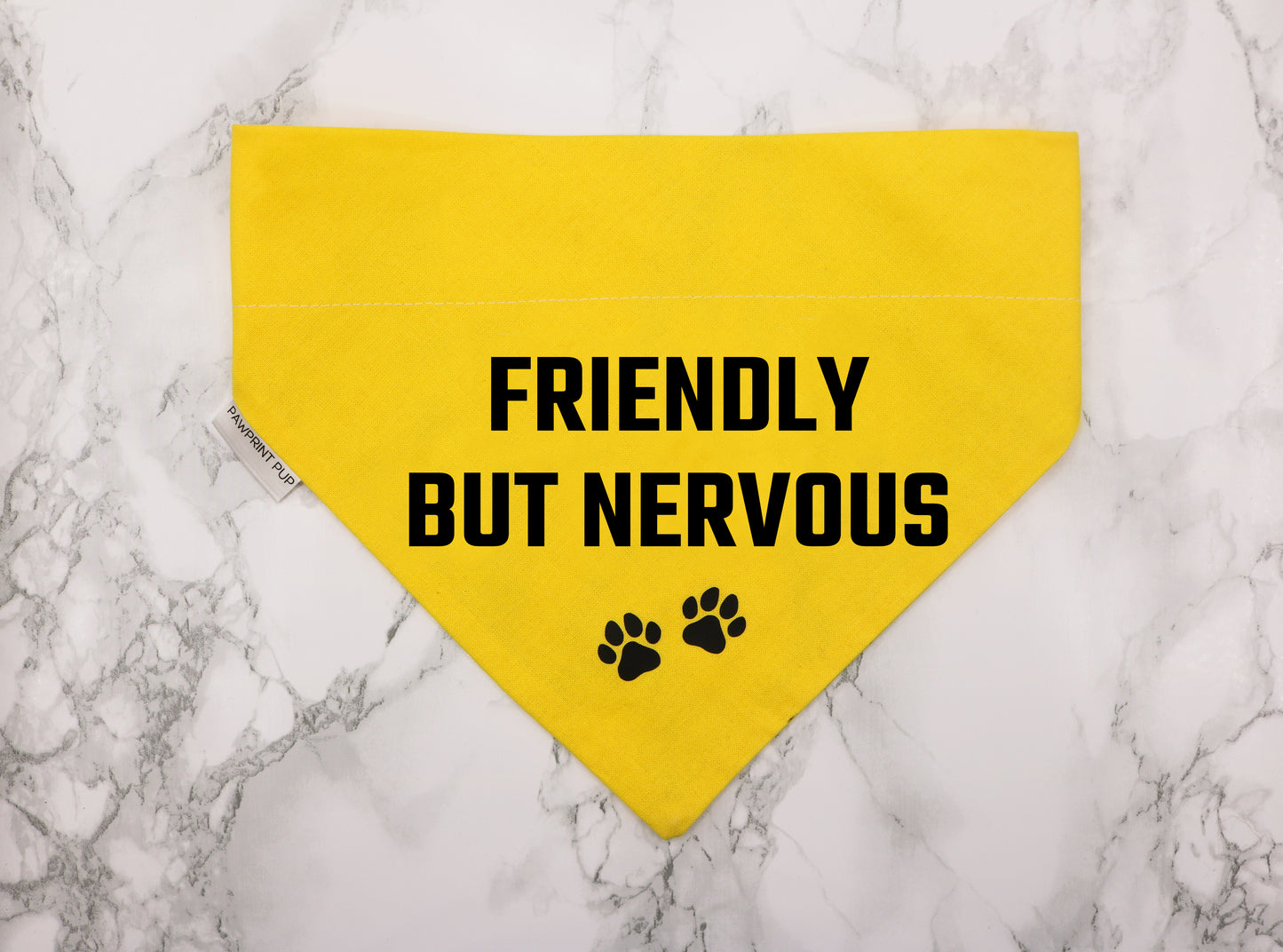 Friendly But Nervous Warning Bandana