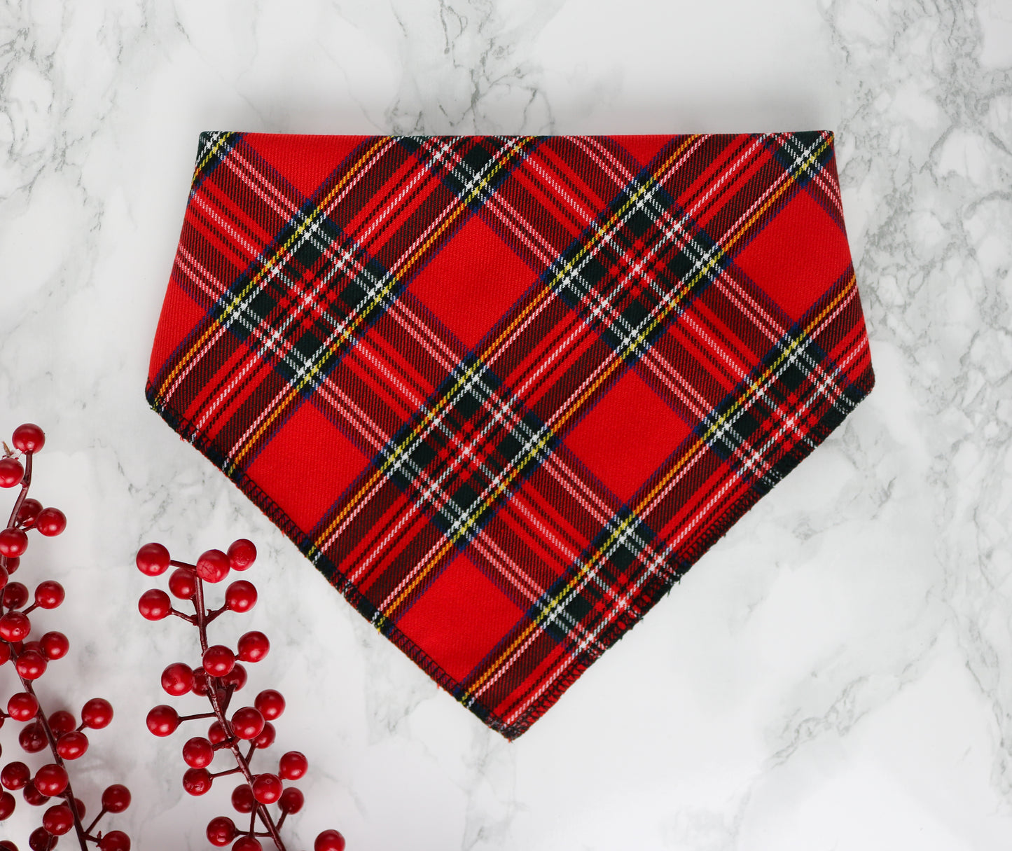 Red Tartan Bandana