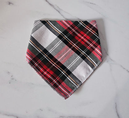 Snow Tartan Bandana