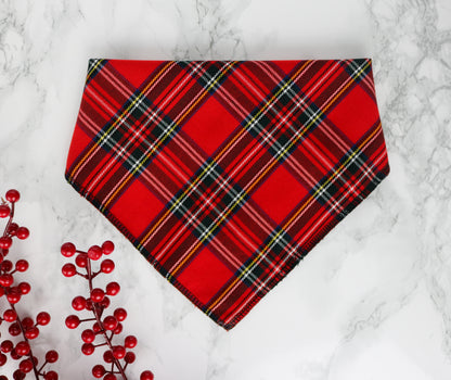 Red Tartan Bandana